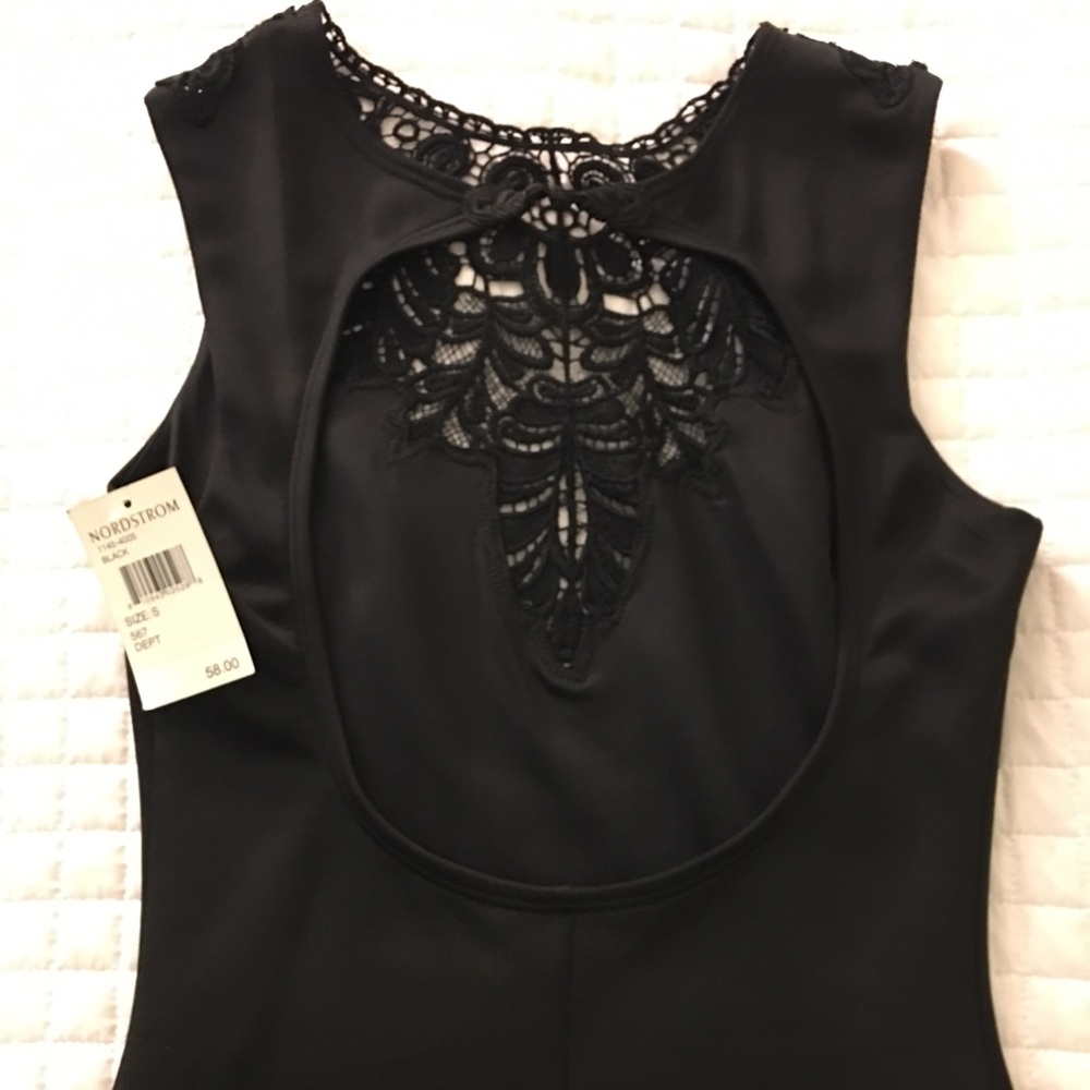 NWT Black cocktail dress from Nordstrom - Picture 7 of 8